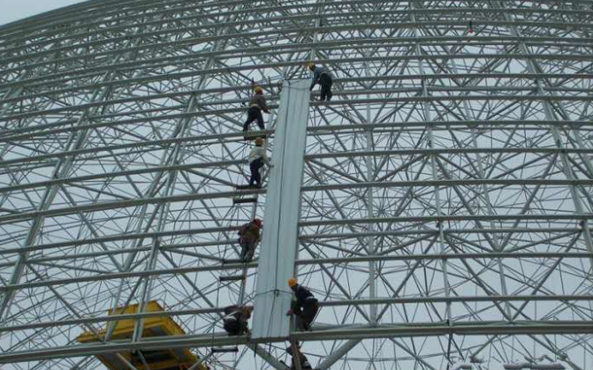 渝北网架装配好以后应当留神哪八项验收事件