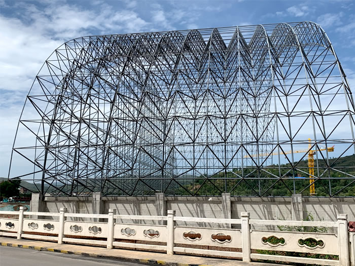 渝北山寨矿储煤棚网架