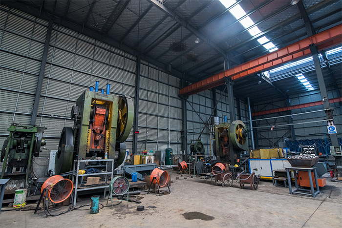 渝北网架配件-锥头加工车间